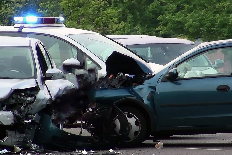 what happens if you crash into a police car reddit
